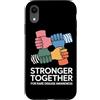Rare Disease Warrior Gifts for Women and Custodia per iPhone XR Mese di sensibilizzazione sulle malattie rare Zebra febbraio Malattia rara