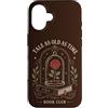 Vintage Rose Book Club Romance Custodia per iPhone 16 Libro Club Reader Rose Romance Fiaba Letteratura