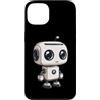 Robots, Space Tech and Robotics Custodia per iPhone 13 Carino Robot, Bambini Robot