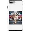 Chihuahua Puppy Lover PS Custodia per iPhone 7 Plus/8 Plus My Dog Is My Valentine Chihuahua Street Graffiti Amante dei cani