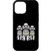 Cool 3 Hip Hop Trio Street Gold Chain Fu Custodia per iPhone 12 Pro Max Barboncino Rap Old School Retro Streetwear anni '80 '90 Tre