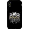 Cool 3 Hip Hop Trio Street Gold Chain Fu Custodia per iPhone X/XS Opossum Opossum Rap Old School Retro Streetwear 80s 90s Tre