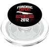 True Crime Merch for Investigative Crime Esperto forense dalla nascita 2012 Compleanno a tema crimine vero PopSockets PopGrip per MagSafe