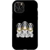 Cool 3 Hip Hop Trio Street Gold Chain Fu Custodia per iPhone 11 Pro Beagle Dog Rap Old School Retro Streetwear anni '80 '90 Tre