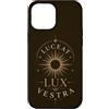 Funny Latin Teacher Quotes & Classical P Custodia per iPhone 12 Pro Max Lucat Lux Vestra Astrologia Zodiaco Celeste Mistico