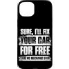 Mechanic Car Enthusiast Designs & Car Ou Custodia per iPhone 15 Plus Correggi la tua auto gratis Car Lover Mechanic Garage Car Guy