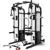 Toorx Vertical - ASX-4000 Stazione multifunzione all in one pacco pesi 2 x 90 kg -Dual Pulley + Smith machine + Rack functional con traliccio per le trazioni e dip station