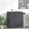 Vidaxl Armadio Antracite 80 x 40 x 90 cm Acciaio