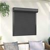 Vidaxl Persiana a rullo Antracite 100 x 100 cm Alluminio e poliuretano