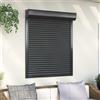 Vidaxl Persiana a rullo Antracite 100 x 130 cm Alluminio e poliuretano