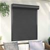 Vidaxl Persiana a rullo Antracite 110 x 130 cm Alluminio e poliuretano