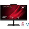 Viewsonic MON 24IPS FHD HDMI DP VGA USBC MM 4XUSB PIVOT REG ALTEZZA WEBCAMERA