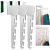 Wonder Hanger Appendiabiti in plastica da appendere sopra la porta, bianco, set di tre