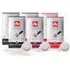 ILLY Selezione di 108 Cialde di caffè | Degustazione di 6 Box da 18 Cialde ESE Monodose, Tostatura Intenso, Forte e Classico