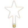Pwshymi Lampadina a Stella a 5 Punte E27/E26 LED per Ristoranti, Case e Bar