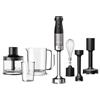 Kenwood Frullatore ad immersione Triblade XL Pro HBM80.327BK, Frusta in metallo, Tritatutto, Schiacciapatate, e bicchieri graduati
