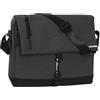 COMIX Campus - Messenger, Borsa Tracolla Regolabile, 2 Tasche Interne Imbottite Porta PC e Tablet 14'', Tasca Frontale, Patta con Fibbia e Tracolla Regolabile, 35x29Hx11 cm, Nera