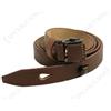Cinghia in Cuoio MP40 Marrone Scuro - Tracolla Replica Fucile WW2 Germania