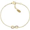 Amen Gioielli Bracciale Donna Amen INFINITO in Acciaio Gold codice ACBR1804G