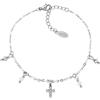 Amen Gioielli Bracciale Donna Amen MULTICHARM in Acciaio codice ACBR818407B