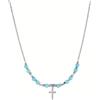 Amen Gioielli Collana Donna Amen CROCE in Acciaio con Agata codice ACCL818384B