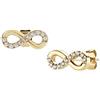 Amen Gioielli Orecchini Donna Amen INFINITO in Acciaio Gold codice ACE1804G
