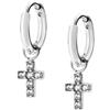 Amen Gioielli Orecchini Donna Amen CROCE in Acciaio codice ACE818370B