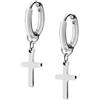 Amen Gioielli Orecchini Donna Amen CROCE in Acciaio codice ACE818372B