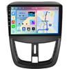 OEM Autoradio multimediale, sistema di navigazione, compatibile con Peugeot 207 2009-2013, 6 GB, 4 core