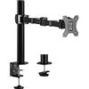 LogiLink BP0105 - Supporto per monitor da 17 a 32 inclinabile con braccio girevole da 380 mm, VESA max. 9 kg PC