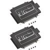 VGOL Staffa per disco rigido HDD Caddy Frame compatibile con computer portatili HP EliteBook 840 850 G3 G4, 2 pezzi