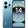 XIAOMI Smartphone Redmi Note 14, 8+256GB, Sistema fotografico con AI da 108MP, batteria da 5500mAh, display Eye-Care da 120Hz, funzionalità AI (caricabatterie non incluso),Blu