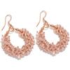 Vestopazzo Micro Rose Gold Orecchini Cristalli