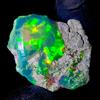 OPAL EMPIRE Opale Nero Naturale Grezzo Black Fire 10 Ct 20x18 mm