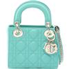Dior Christian Dior Lady Dior Mini Cannage 2WAY Borsa a mano M0505ONGEM83H in pell...