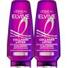L'Oreal Paris L'Oréal Paris Elvive Collagen Lifter Balsamo Volumizzante Densificante Ultra Leggero per Capelli Piatti con Peptidi di Collagene Districante Non Appesantisce Lunga Durata 72H - 2 Flaconi da 250ml