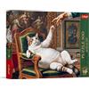 Trefl Premium Plus Quality - Puzzle Pets as Art: Sua Altezza Soffice - 500 pezzi, serie Motivi senza tempo, perfetta combinazione dei pezzi, per adulti e bambini dai 10 anni in su