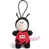 NICI 44858 - Ciondolo a forma di coccinella con scritta Beste Mama, 8 cm, colore: Rosso/Nero