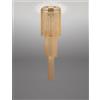 Vistosi GIOGALI LAMPADADARIO A SOFFITTO CA1 CRISTALLO AMBRA E BRONZO OPACO 10 LUCI ATTACCO E27 IN CRISTALLO