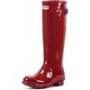 Hunter Wmn Org Tall Gloss - Stivali di gomma Donna, Rosso (Military Red), 38 EU