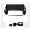 G.M. Production Kit Mascherina monitor 9" Pollici NERO per Fiat 500 2007-2015 e comandi volante