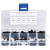 Hiraith Kit Viti M2 6mm M2 13×7×3 300 Pezzi M2 3-20mm Kit Viti e Dadi a Esagono Incassato in Acciaio Legato di Grado 12,9 M2x10 Vite M2