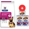 HILL'S Prescription Diet Canine GI Biome 10kg per cani con malattie gastrointestinali + 3 scatolette x 360g GRATIS