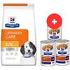 HILL'S Prescription Diet Canine c/d Multicare Chicken 12 kg per cani con problemi alle vie urinarie + 3 scatolette x 370g GRATIS