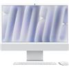 APPLE PC IMAC 24 2024 ALL IN ONE M4 10-CORE 16GB 256GB SSD MAC OS SILVER (G1EH1LL/A) VETRO NANO-TEXTURE**PUOI PAGARE ANCHE ALLA CONSEGNA!!!**
