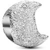 PANDORA Moments 794054C00 - Ciondolo a forma di luna testurizzata in argento Sterling, compatibile con Moments