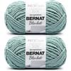 Bernat Blanket - Filato 100% poliestere, 2 confezioni da 200 m/300 g, colore: rosmarino