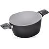 Moneta Futura Casseruola 2 Manici 24Cm Alta Rivestimento Naturale Finegres (No Pfas) Anche Per Induzione di Moneta