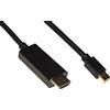 Link Cavo adattatore video Link Accessori LKMDPH1422 Mini DisplayPort HDMI tipo A Standard Nero