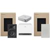 JBL Sistema audio stereo 2.1 JBL Stage 260W con altoparlante da parete